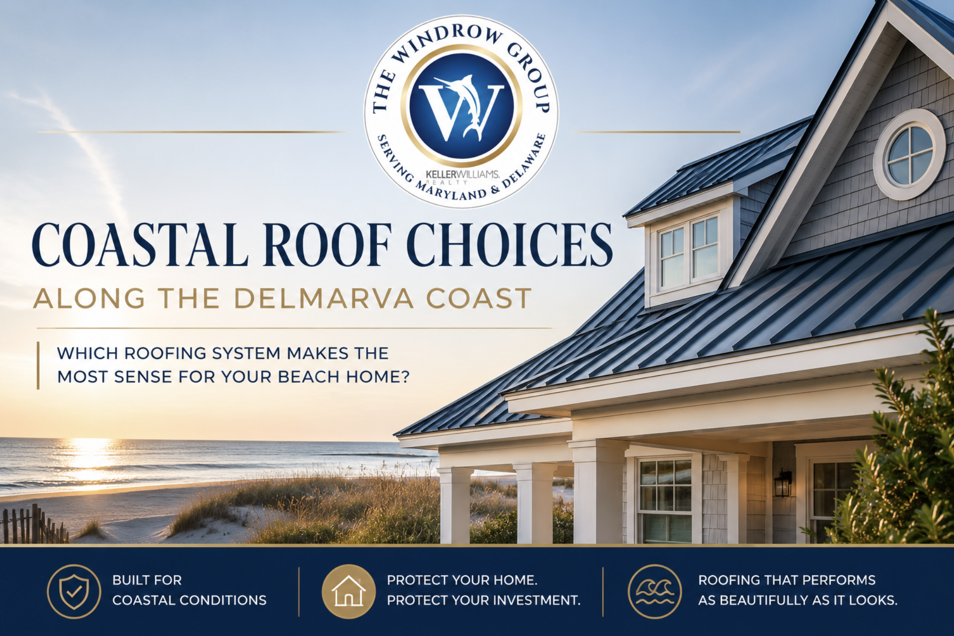 Coastal Roof Choices Along the Delmarva Coast